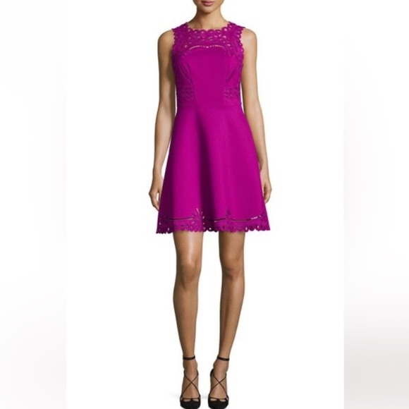 ted baker purple skater dress Ted Baker London | Dresses | Ted Baker London Purple Laser Cut Skater Dress